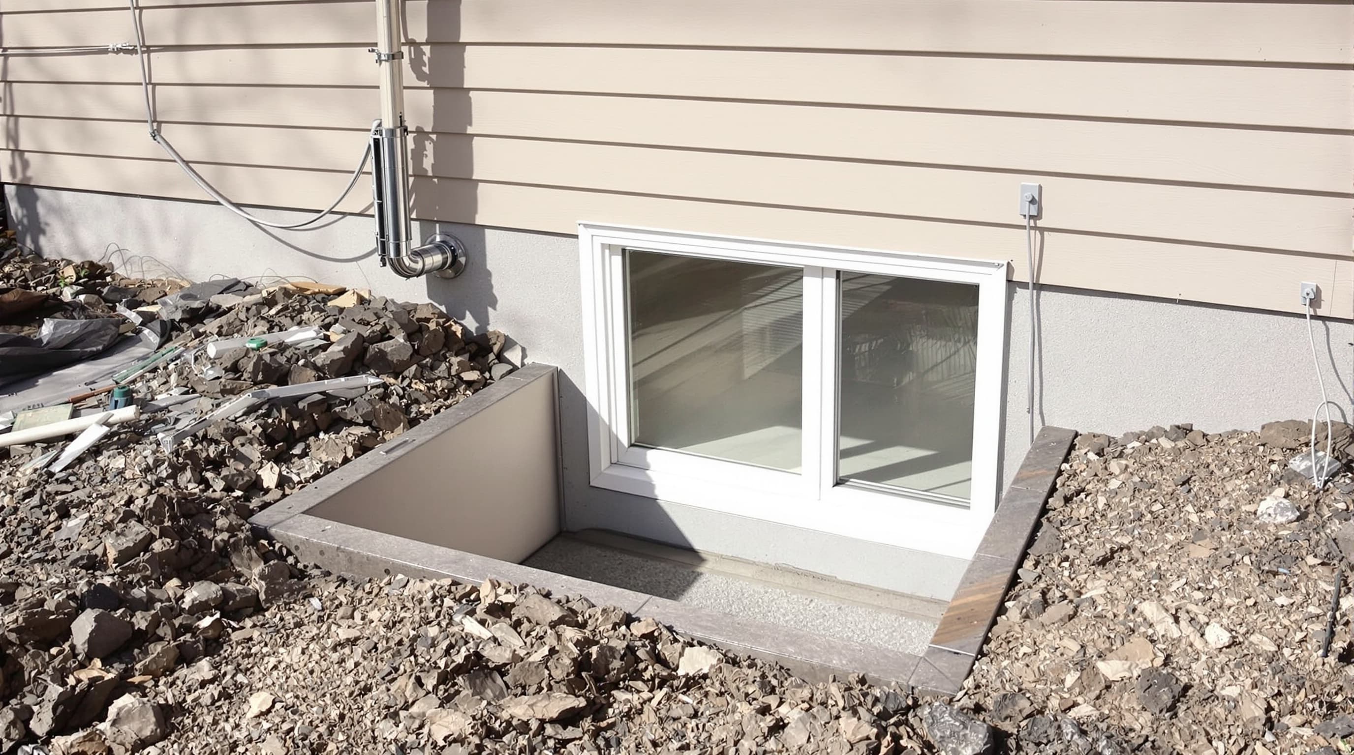 Egress Window Installation on Long Island